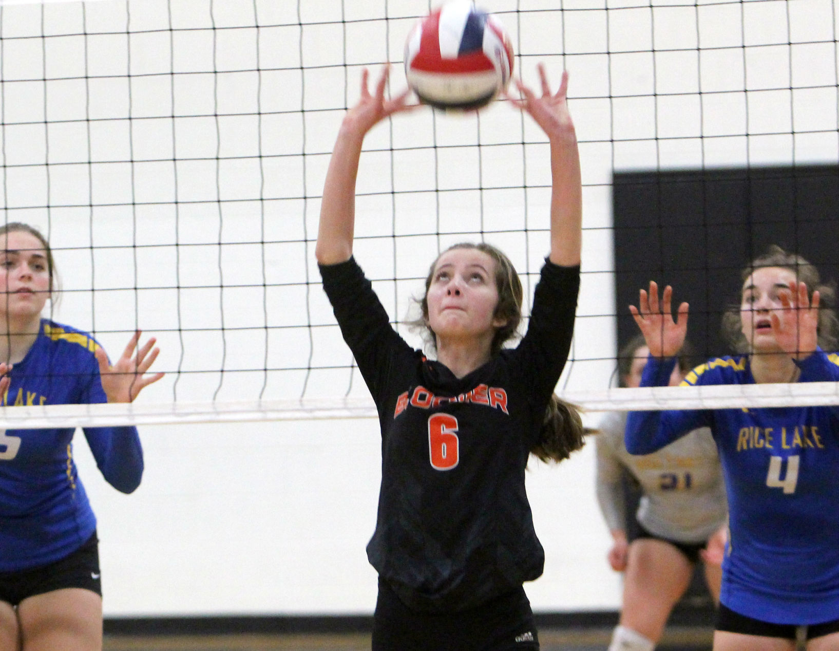 Rice Lake at Bloomer volleyball 10-24-19